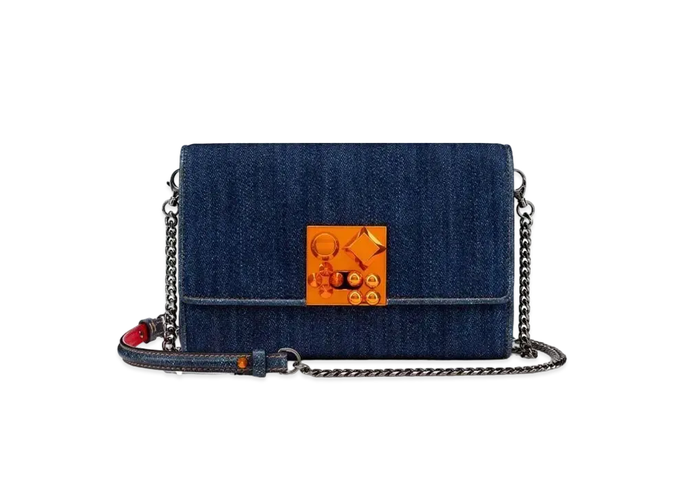 Christian Louboutin Carasky Clutch "Blue"