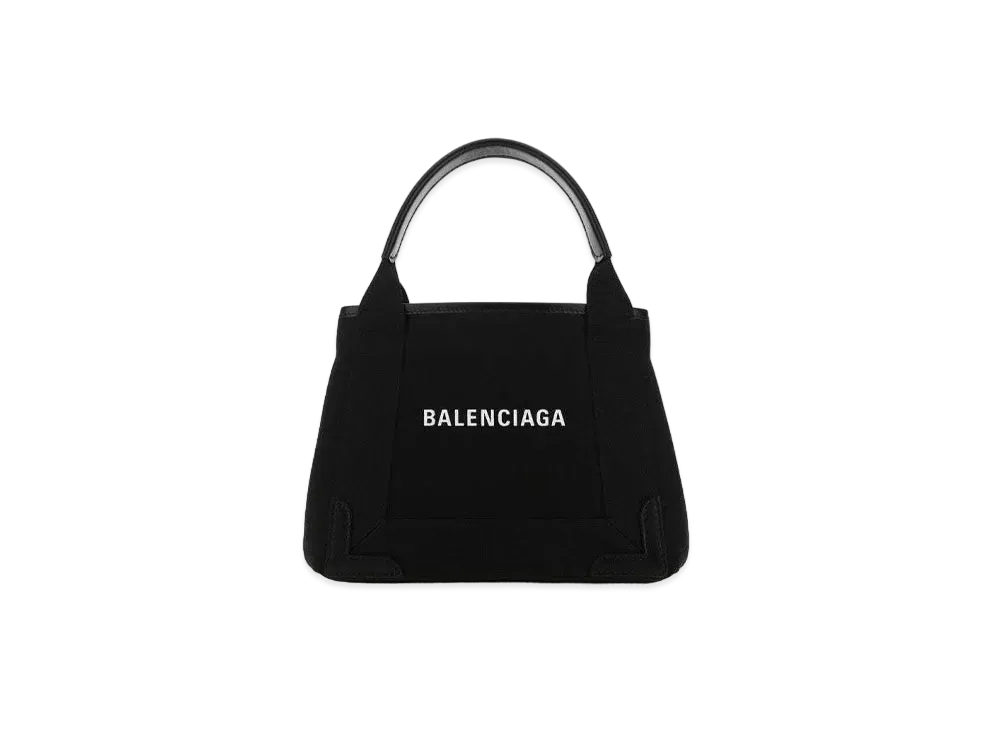BALENCIAGA Women's Navy Cabas XS "Black"