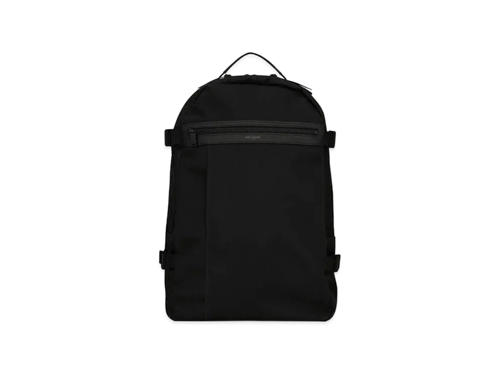 SAINT LAURENT City Trekking Backpack In Nylon "Black"