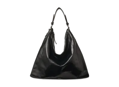 Jimmy Choo Ana Hobo/S Vintage Leather Hobo Handbag "Black"
