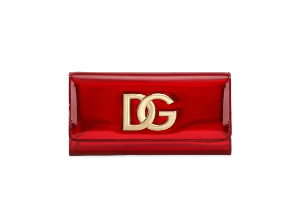 Dolce&Gabbana 3.5 Clutch Strobo Calfskin "Red"
