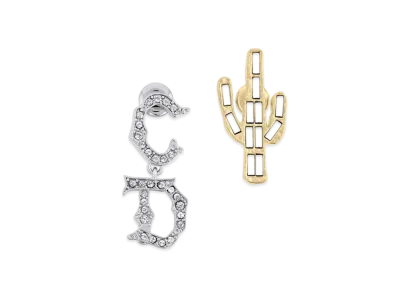 Dior x Cactus Jack Earrings "Silver/Gold"