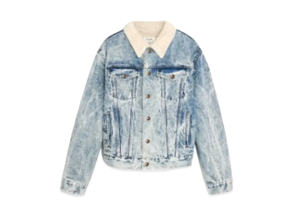 CELINE Tracker Jacket / Aged Acid Wash Denim "Aged Acid Wash"