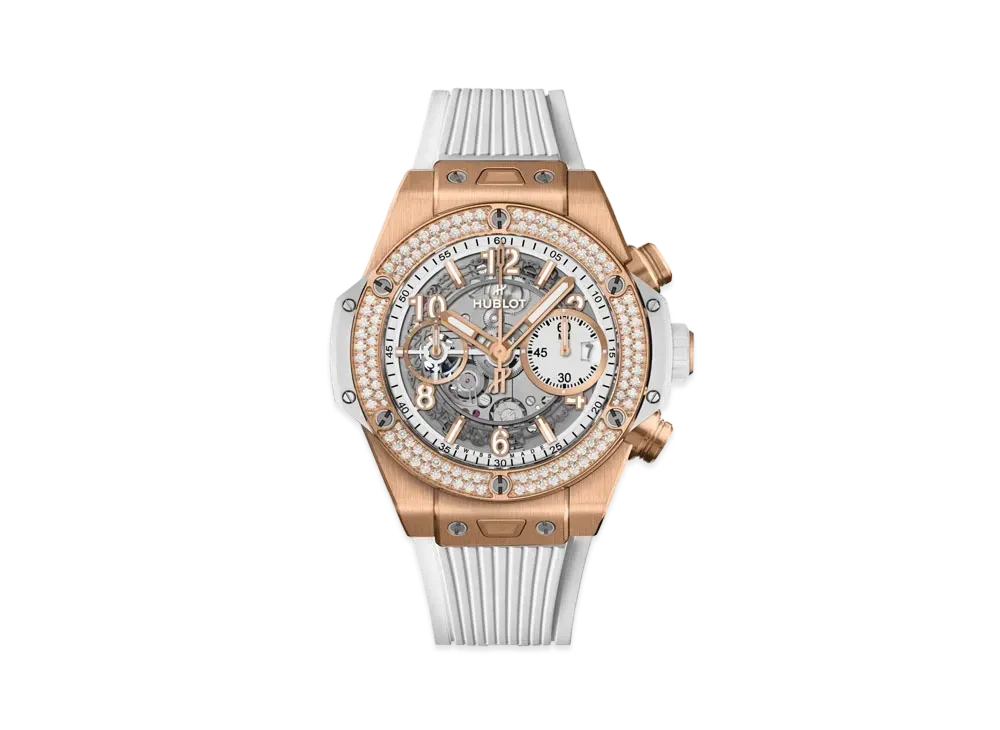 HUBLOT Big Bang Unico King Gold White Diamonds 42mm