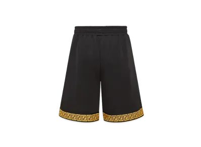 FENDI x Versace Fendace Black Jersey Pants "Black"