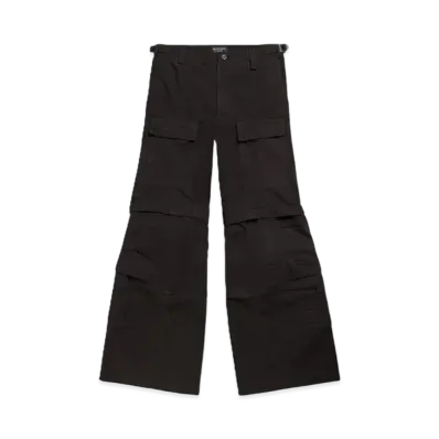 BALENCIAGA FlaRed Cargo Pants "Black"