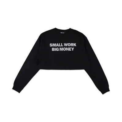 WIND AND SEA Smbm LS Cropped Tee "White"