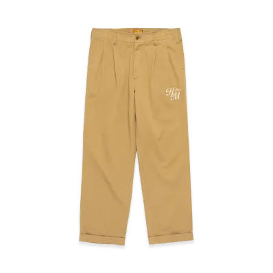 HUMAN MADE 2 Tuck Pants "Beige"