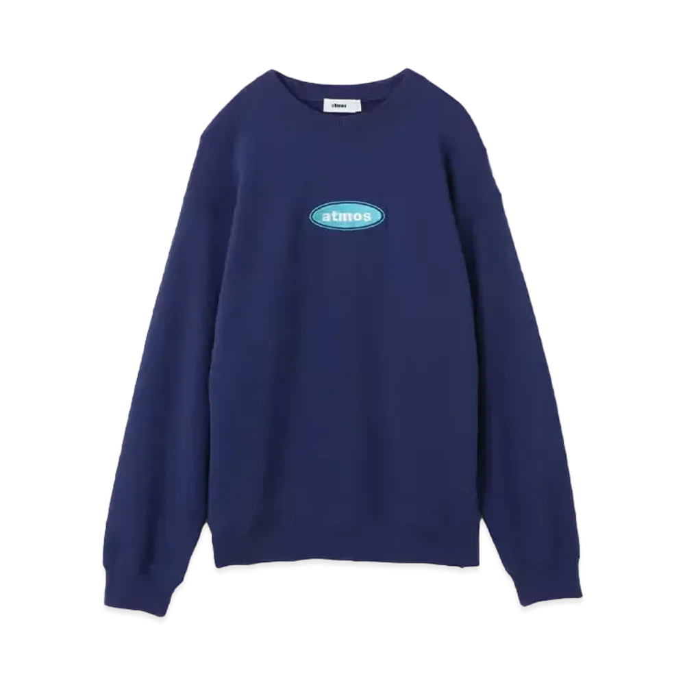 atmos Oval Logo Sweatshirt "Navy"