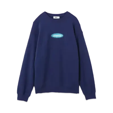 atmos Oval Logo Sweatshirt "Navy"