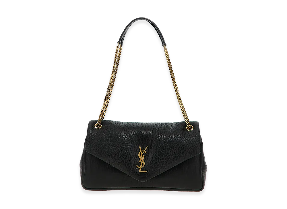 Saint Laurent Women's Calypso Medium Shoulder Bag "Black"