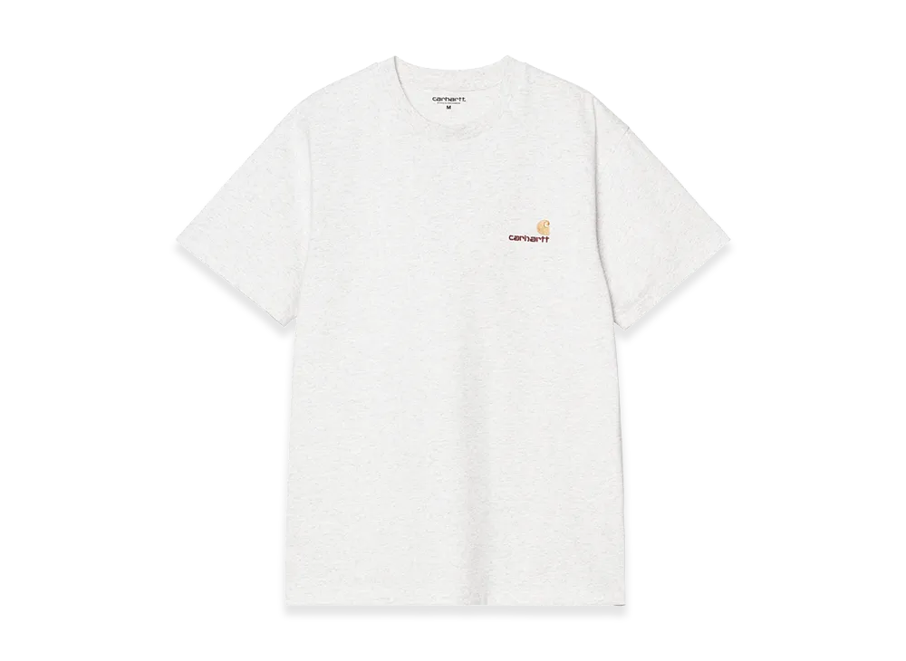 Carhartt WIP S/S American Script T-Shirt "Ash Heather"