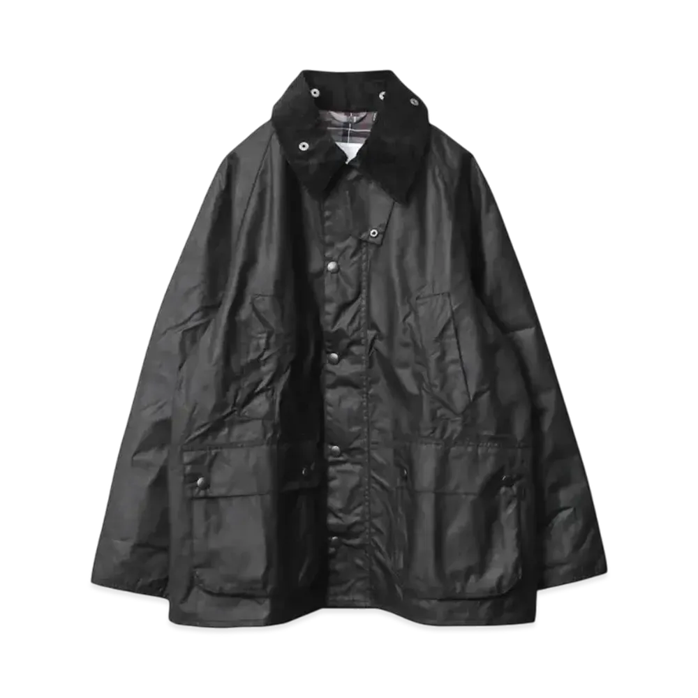 Barbour Mwx Oversize Wax Bedale "Black"