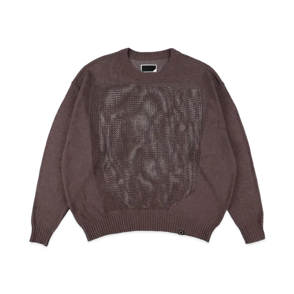 PHINGERIN Window Web Sweater "Brown"