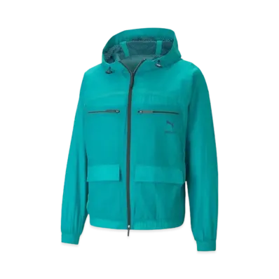 PUMA x KOCHE Unisex Reversible Windbreaker "Teal Blue"