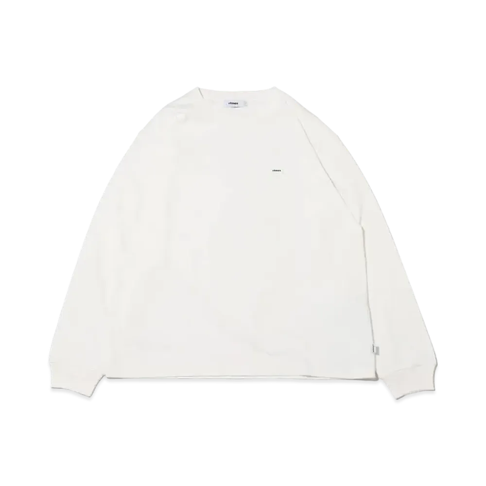 atmos Patch Logo LS T-Shirts "White"