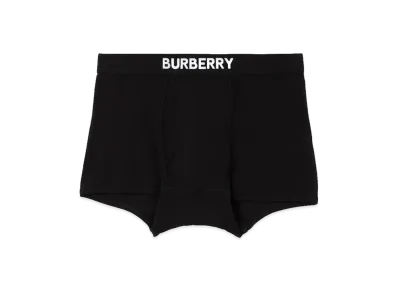 Burberry Cotton Boxer Shorts "Black"