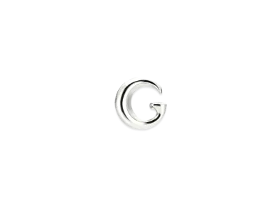 GUCCI Single Earring with G Motif "Palladium"