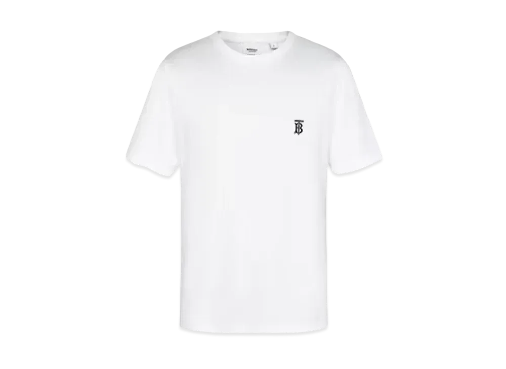 Burberry Men's Monogram Motif Cotton T-shirt "White"