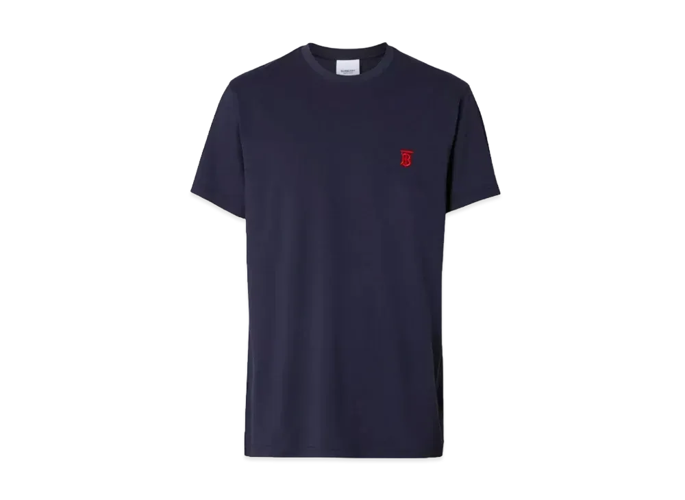 Burberry Men's Monogram Motif Cotton T-shirt "Navy"