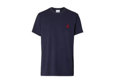 Burberry Men's Monogram Motif Cotton T-shirt "Navy"