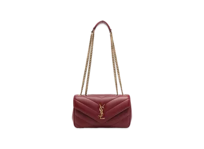 Saint Laurent Women's "Loulou" Small Bag "Carmine"