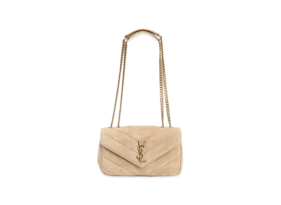 Saint Laurent Women's Small "Loulou" Bag "Beige"