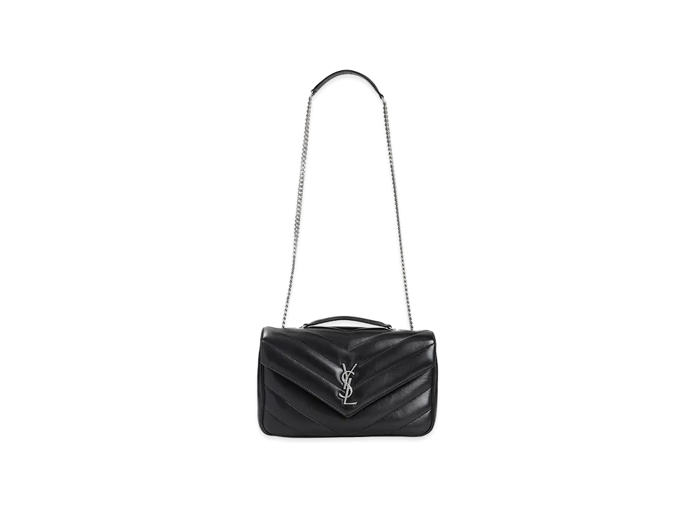 Saint Laurent Women's YSL Bo M Loulou "Black"