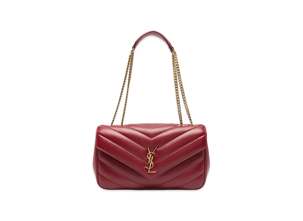 Saint Laurent Women's Medium "Loulou" Bag "Carmine"