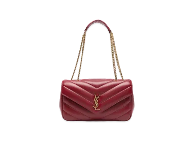 Saint Laurent Women's Medium "Loulou" Bag "Carmine"