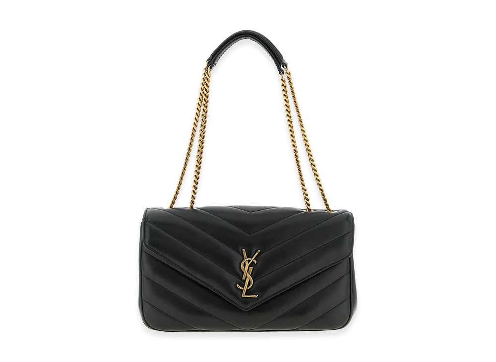 Saint Laurent Women's Loulou Medium Shoulder Bag "Black"