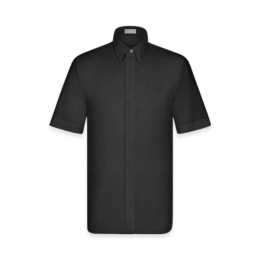 Dior Short-Sleeved Shirt Jacquard "Black"