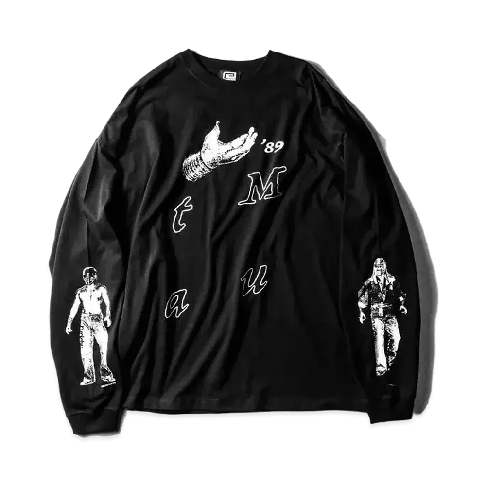 Reversal Great MUTA Big Silhouette Cotton Long Sleeve "Black"