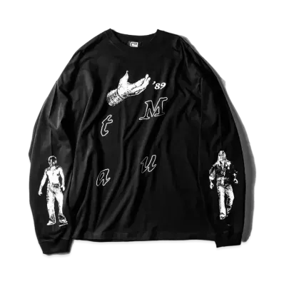Reversal Great MUTA Big Silhouette Cotton Long Sleeve "Black"