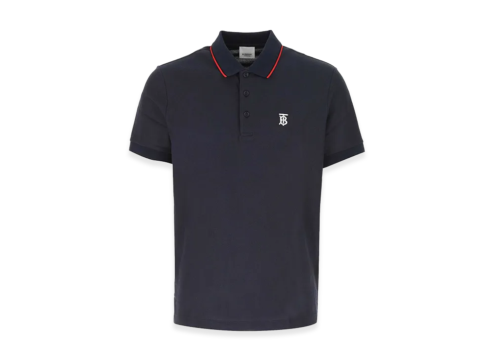 Burberry Polo In Piquet "Blue/Navy"