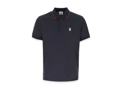 Burberry Polo In Piquet "Blue/Navy"