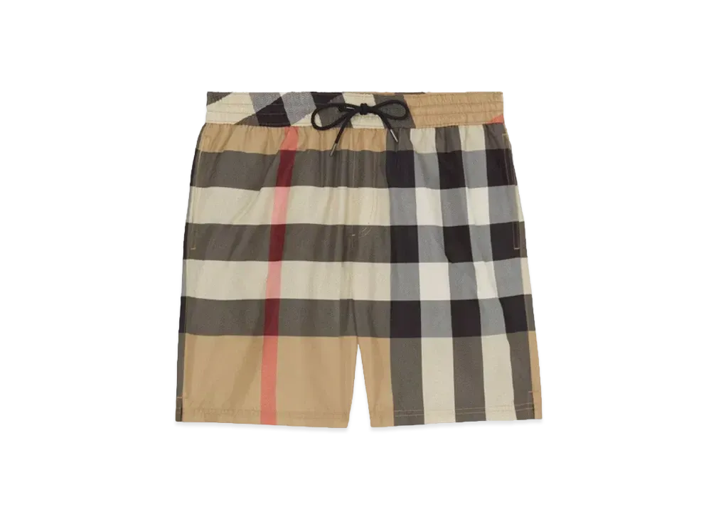 Burberry Men's Check Swim Shorts "Archive Beige"