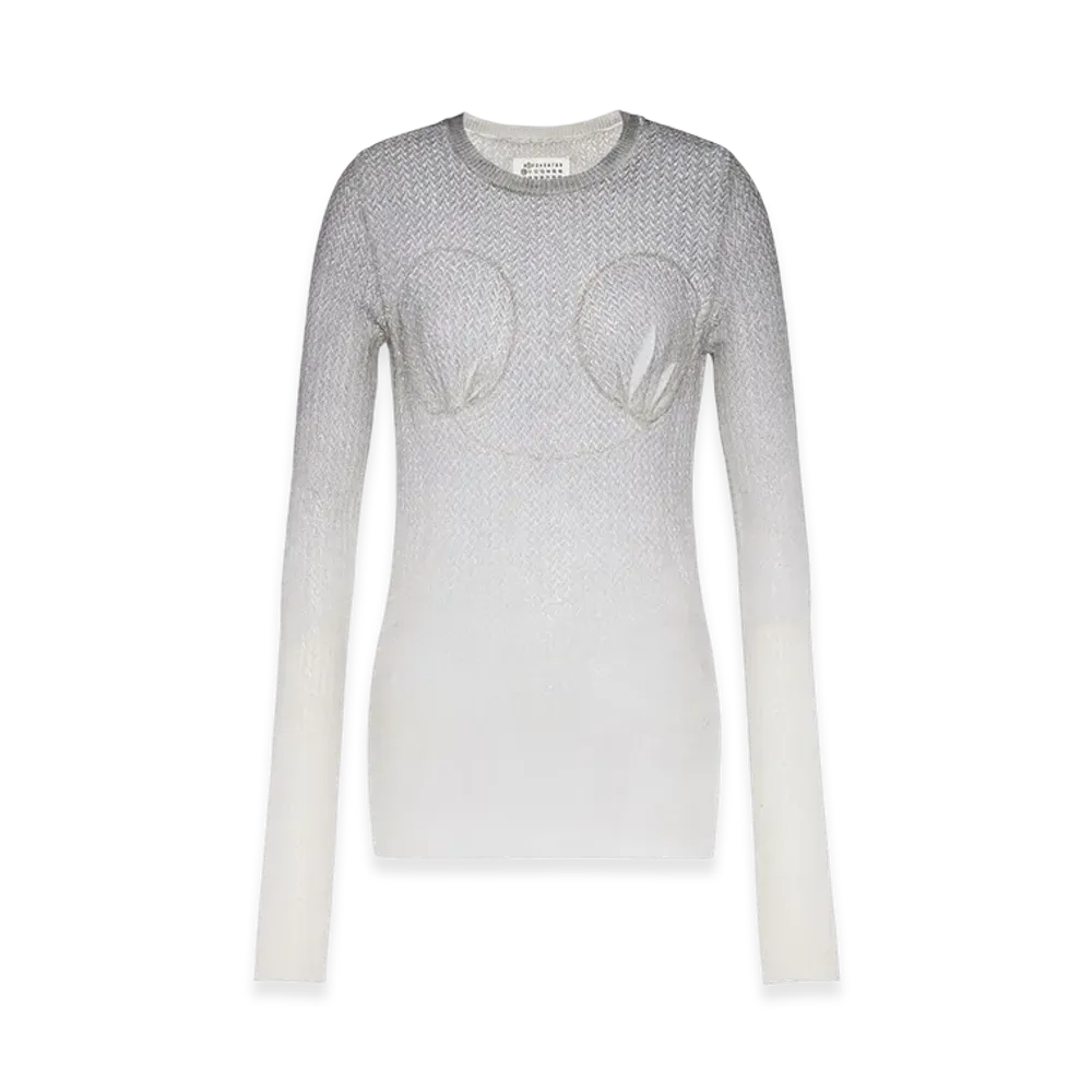 Maison Margiela Sheer Knit Top "Dirty Wash"