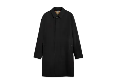 Burberry Men's Mid Length Lightweight Camden Car Coat "Black"