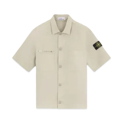 Stone Island 12410 Supima Cotton Twill Stretch-TC "Off White"