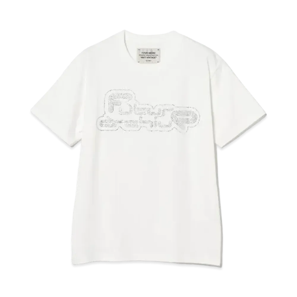 BEAMS FUTURE ARCHIVE x AsahiNa Print Tee "Fa" "White"