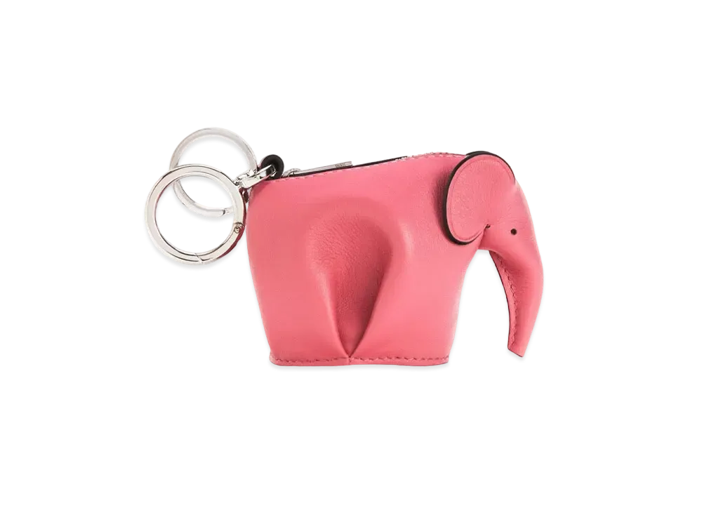 LOEWE Elephant Charm In Classic Calfskin "New Candy"