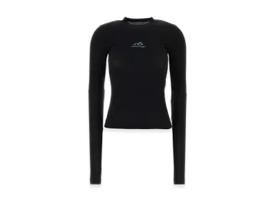 BALENCIAGA Women's Long Sleeve T-Shirt "Black"