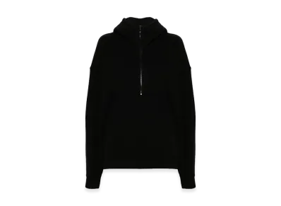 Saint Laurent Women's 'Camionneur Molleton' Hoodie "Black"