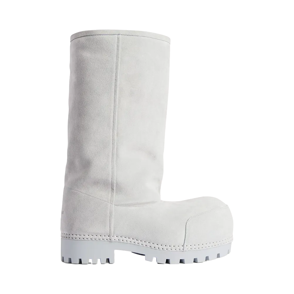 BALENCIAGA Women's Alaska Fur High Boots "Ciel"