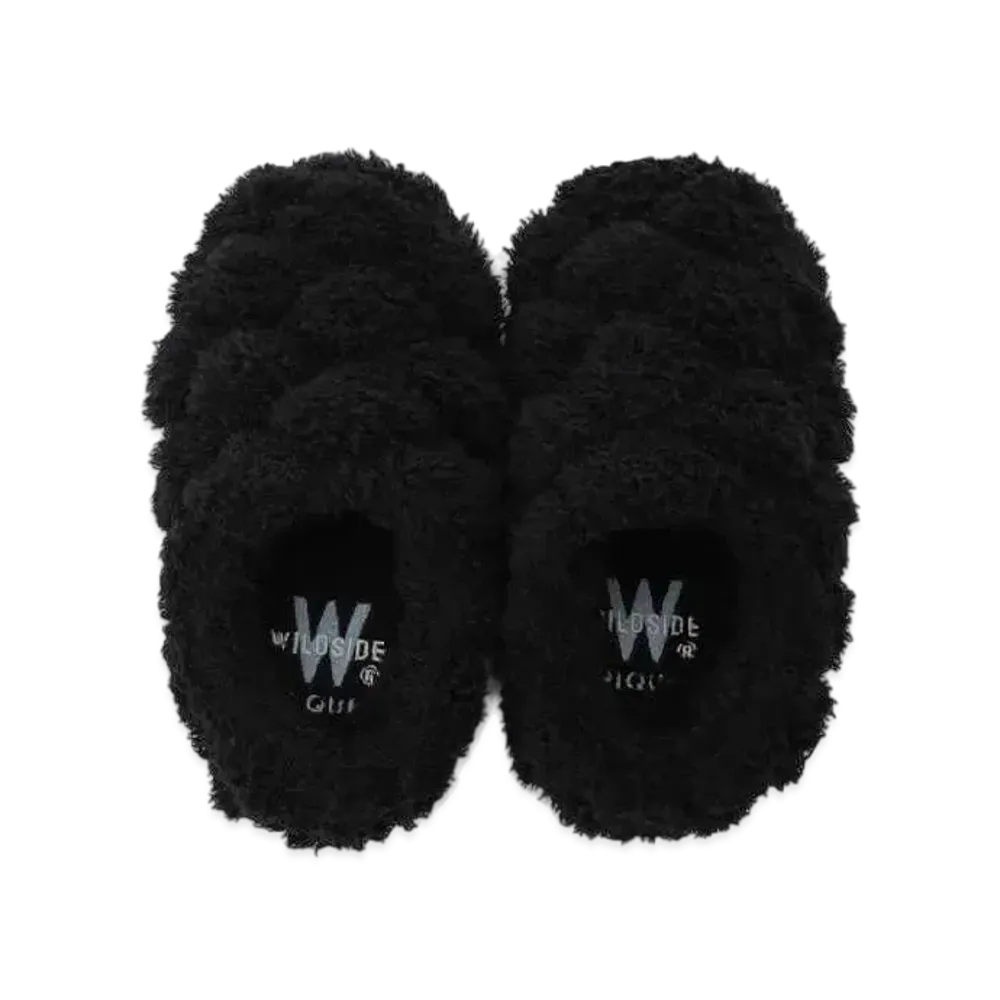 WILDSIDE Yohji Yamamoto x GELATO PIQUE Room Shoes "Black"