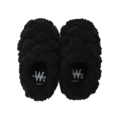 WILDSIDE Yohji Yamamoto x GELATO PIQUE Room Shoes "Black"