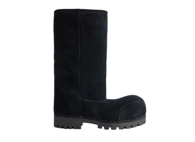 BALENCIAGA Alaska Fur High Boot "Black"