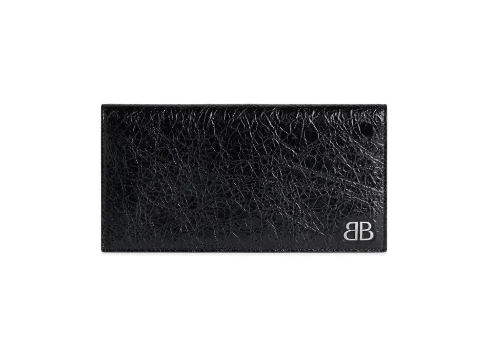 BALENCIAGA Monaco Vertical Long Wallet "Black"