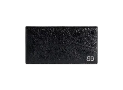BALENCIAGA Monaco Vertical Long Wallet "Black"